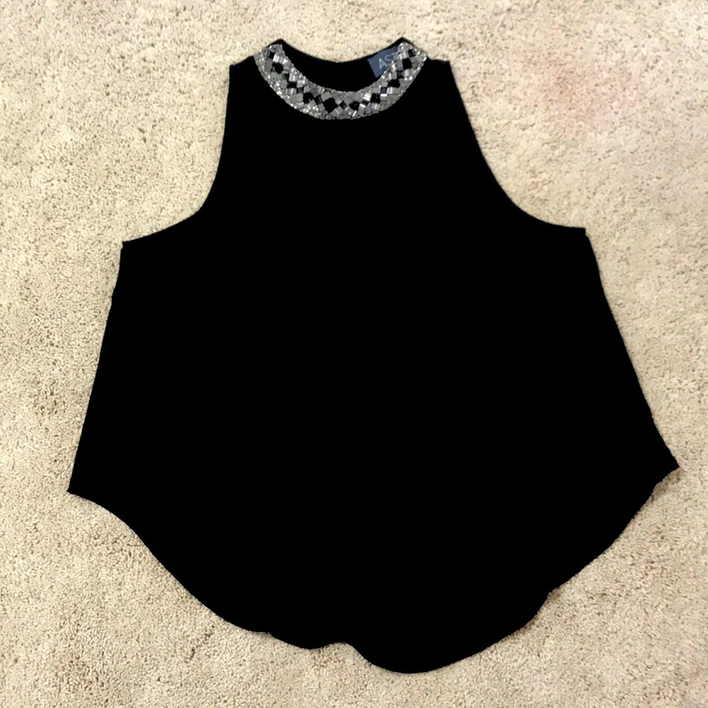 ASTR black top with silver detailing